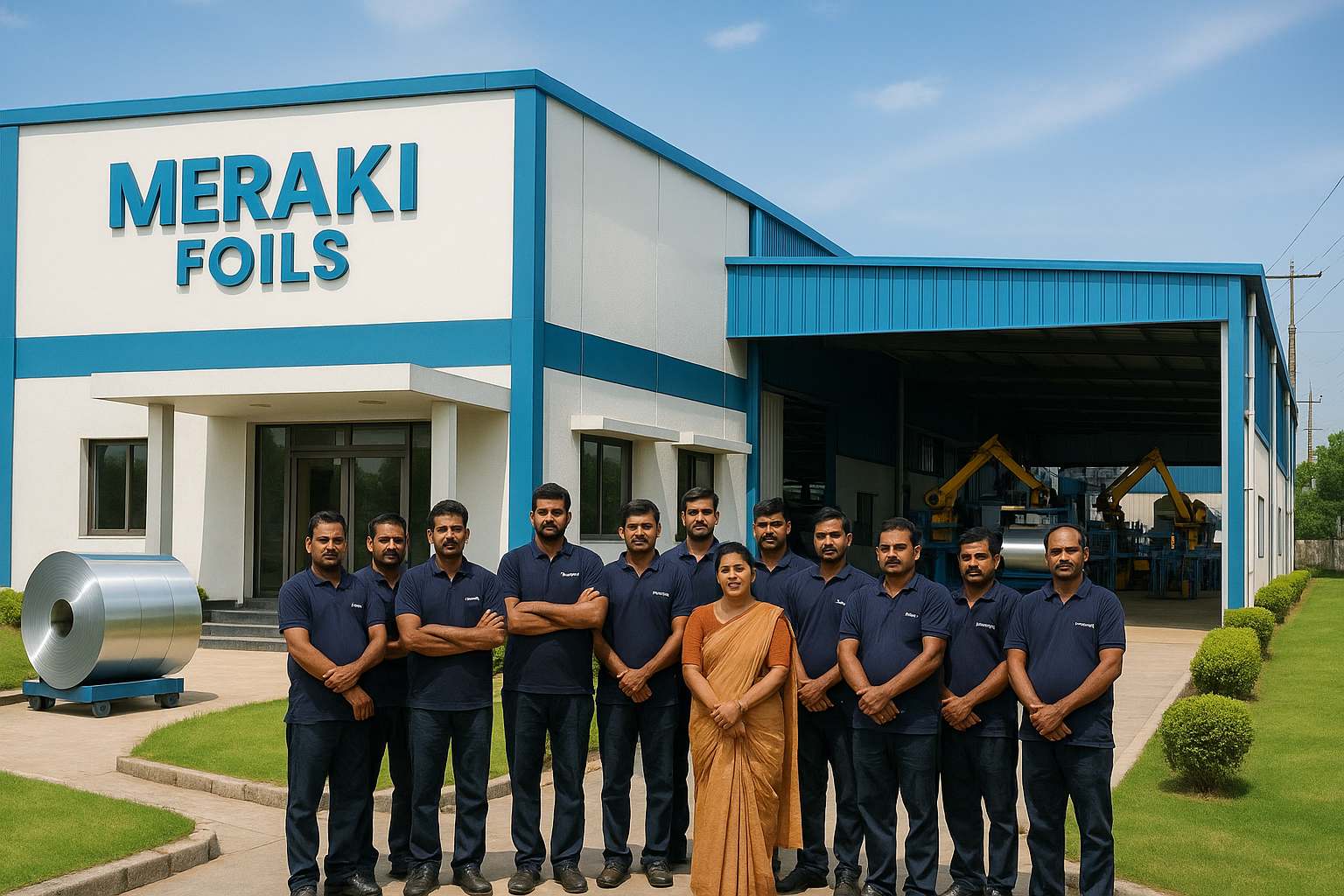 Meraki Foils facility and team