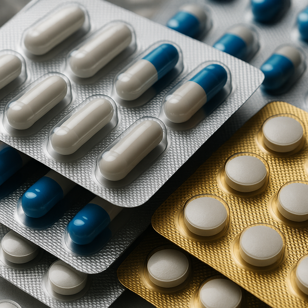 Pharmaceutical blister and strip applications