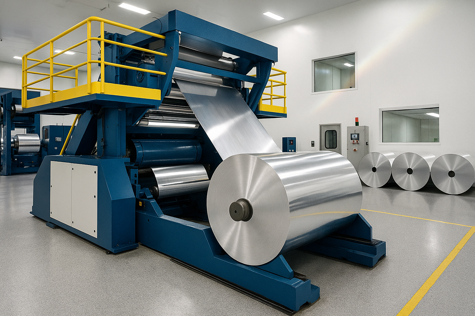 Foil production facility