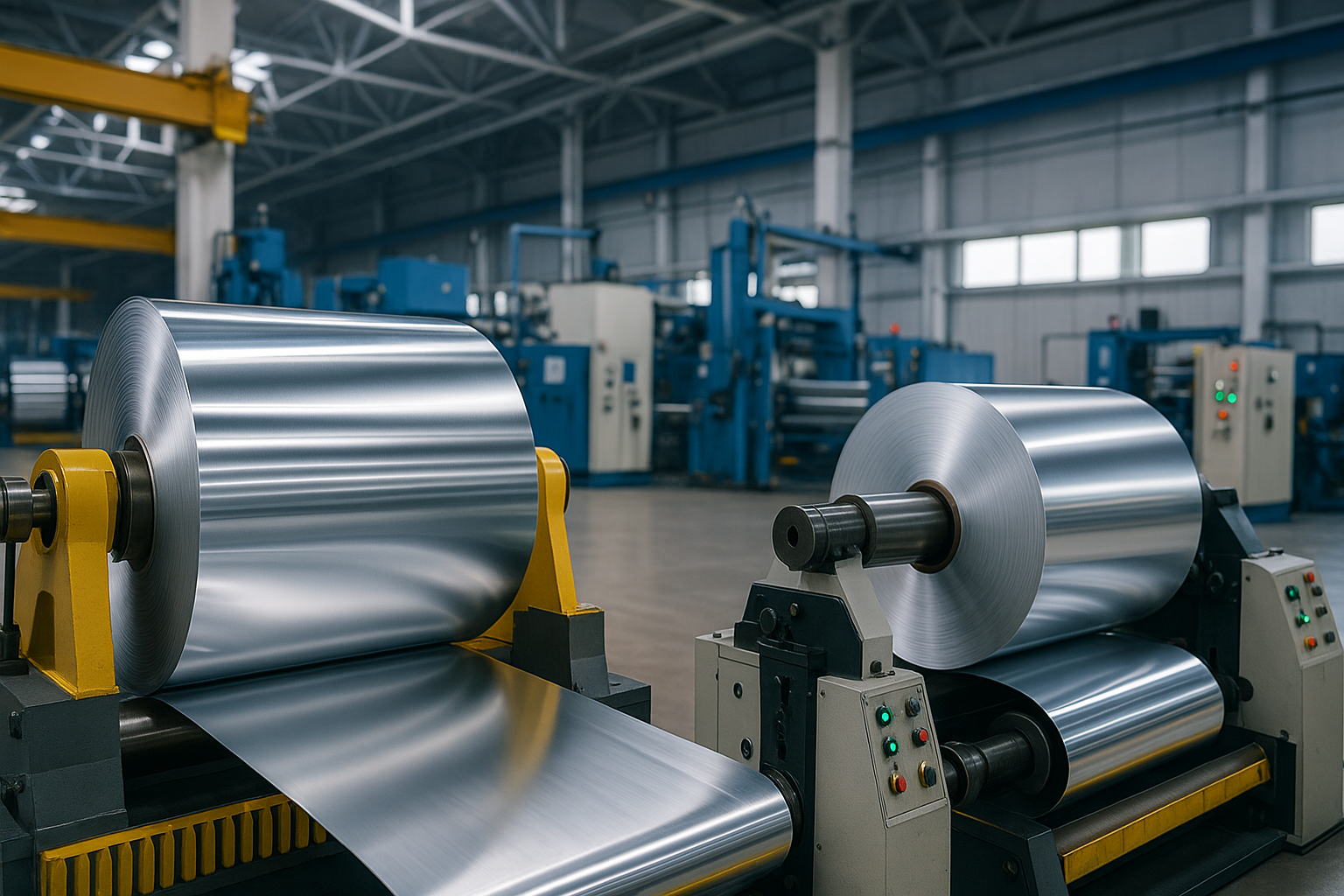 Aluminium foil production line